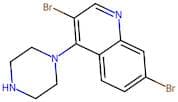 3,7-Dibromo-4-(piperazin-1-yl)quinoline