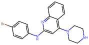 N-(4-Bromophenyl)-4-(piperazin-1-yl)quinolin-2-amine