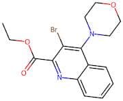 3-Bromo-4-(morpholin-4-yl)quinoline-2-carboxylic acid ethyl ester