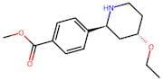 Methyl 4-((2S,4S)-4-ethoxypiperidin-2-yl)benzoate