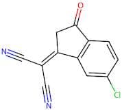 2-(6-Chloro-3-oxo-2,3-dihydro-1H-inden-1-ylidene)malononitrile