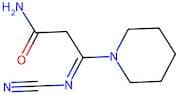 3-(Cyanoimino)-3-(piperidin-1-yl)propanamide