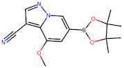 4-Methoxy-6-(4,4,5,5-tetramethyl-1,3,2-dioxaborolan-2-yl)pyrazolo[1,5-a]pyridine-3-carbonitrile
