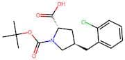 (2S,4R)-1-(tert-butoxycarbonyl)-4-(2-chlorobenzyl)pyrrolidine-2-carboxylic acid