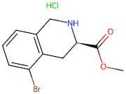 Methyl (R)-5-bromo-1,2,3,4-tetrahydroisoquinoline-3-carboxylate hydrochloride