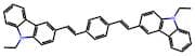 1,4-Bis[2-(9-ethylcarbazol-3-yl)vinyl]benzene