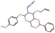 4-Methoxyphenyl 3-O-Allyl-2-azido-4,6-O-benzylidene-2-deoxy-β-D-galactopyranoside