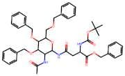 Nω-(2-Acetamido-3,4,6-tri-O-benzyl-2-deoxy-β-D-glucopyranosyl)-Nα-(tert-butoxycarbonyl)-L-asparagi…