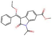 Methyl 1-Acetyl-3-(ethoxyphenylmethylene)-2,3-dihydro-2-oxo-1H-indole-6-carboxylate