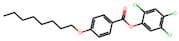2,4,5-Trichlorophenyl 4-n-Octyloxybenzoate