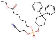 Ethyl 6-[(2-Cyanoethoxy)(4,4-diphenylcyclohexyloxy)phosphoryloxy]hexanoate