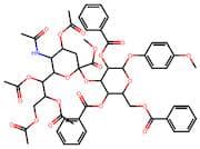 Neu5Ac[1Me,4789Ac]α(2-3)gal[246Bz]-β-MP