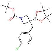 tert-Butyl 3-(4-Chlorobenzyl)-3-(4,4,5,5-tetramethyl-1,3,2-dioxaborolan-2-yl)azetidine-1-carboxyla…
