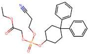 Ethyl 2-[(2-Cyanoethoxy)(4,4-diphenylcyclohexyloxy)phosphoryloxy]acetate