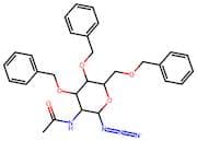 2-Acetamido-3,4,6-tri-O-benzyl-2-deoxy-β-D-glucopyranosyl Azide