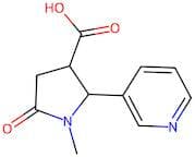 trans-1-Methyl-4-carboxy-5-(3-pyridyl)-2-pyrrolidinone