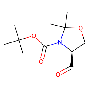 (4S)-2,2-Dimethyl-1,3-oxazolidine-4-carboxaldehyde, N-BOC protected