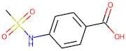 4-[(Methylsulphonyl)amino]benzoic acid