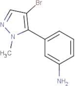 3-(4-Bromo-1-methyl-1H-pyrazol-5-yl)aniline