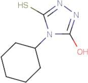 4-Cyclohexyl-5-mercapto-4H-1,2,4-triazol-3-ol