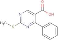 2-(Methylthio)-4-phenylpyrimidine-5-carboxylic acid