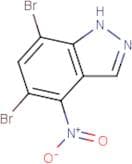 5,7-Dibromo-4-nitro-1H-indazole