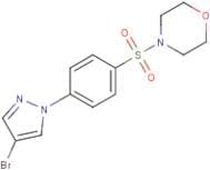 4-{[4-(4-Bromo-1H-pyrazol-1-yl)phenyl]sulfonyl}morpholine