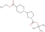 tert-Butyl 3-[4-(ethoxycarbonyl)piperidin-1-yl]pyrrolidine-1-carboxylate