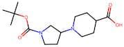 1-[1-(tert-Butoxycarbonyl)pyrrolidin-3-yl]piperidine-4-carboxylic acid