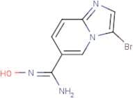 3-Bromo-N'-hydroxyimidazo[1,2-a]pyridine-6-carboximidamide