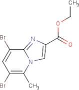Ethyl 6,8-dibromo-5-methylimidazo[1,2-a]pyridine-2-carboxylate