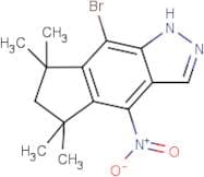 8-Bromo-5,5,7,7-tetramethyl-4-nitro-1,5,6,7-tetrahydrocyclopenta[f]indazole