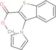Methyl 3-(1H-pyrrol-1-yl)-1-benzothiophene-2-carboxylate