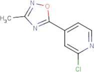 2-Chloro-4-(3-methyl-1,2,4-oxadiazol-5-yl)pyridine