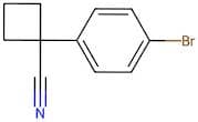1-(4-Bromophenyl)cyclobutane-1-carbonitrile