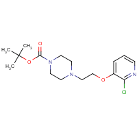 tert-Butyl 4-{2-[(2-chloropyridin-3-yl)oxy]ethyl}piperazine-1-carboxylate