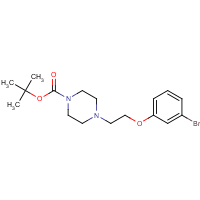 tert-Butyl 4-[2-(3-bromophenoxy)ethyl]piperazine-1-carboxylate