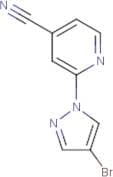2-(4-Bromo-1H-pyrazol-1-yl)isonicotinonitrile