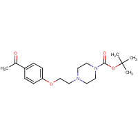 4-[2-(4-tert-Butoxycarbonylpiperazin-1-yl)ethoxy]acetophenone
