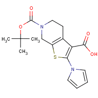 6-(tert-Butoxycarbonyl)-2-(1H-pyrrol-1-yl)-4,5,6,7-tetrahydrothieno[2,3-c]pyridine-3-carboxylic ac…