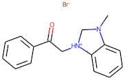 1-Methyl-3-benzoyl methyl benzimidezole bromide