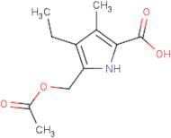 5-[(Acetyloxy)methyl]-4-ethyl-3-methyl-1H-pyrrole-2-carboxylic acid