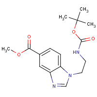 Methyl 1-{2-[(tert-butoxycarbonyl)amino]ethyl}-1H-benzimidazole-5-carboxylate