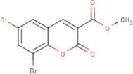 Methyl 8-bromo-6-chloro-2-oxo-2H-chromene-3-carboxylate