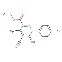 Ethyl 5-cyano-1,6-dihydro-6-imino-4-methyl-1-(4-methylphenyl)pyridazine-3-carboxylate