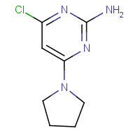 4-Chloro-6-pyrrolidin-1-ylpyrimidin-2-amine