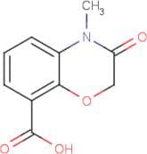3,4-Dihydro-4-methyl-3-oxo-2H-1,4-benzoxazine-8-carboxylic acid