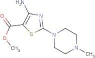 Methyl 4-amino-2-(4-methylpiperazin-1-yl)-1,3-thiazole-5-carboxylate