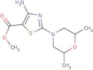 Methyl 4-amino-2-(2,6-dimethylmorpholin-4-yl)-1,3-thiazole-5-carboxylate