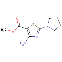 Methyl 4-amino-2-pyrrolidin-1-yl-1,3-thiazole-5-carboxylate